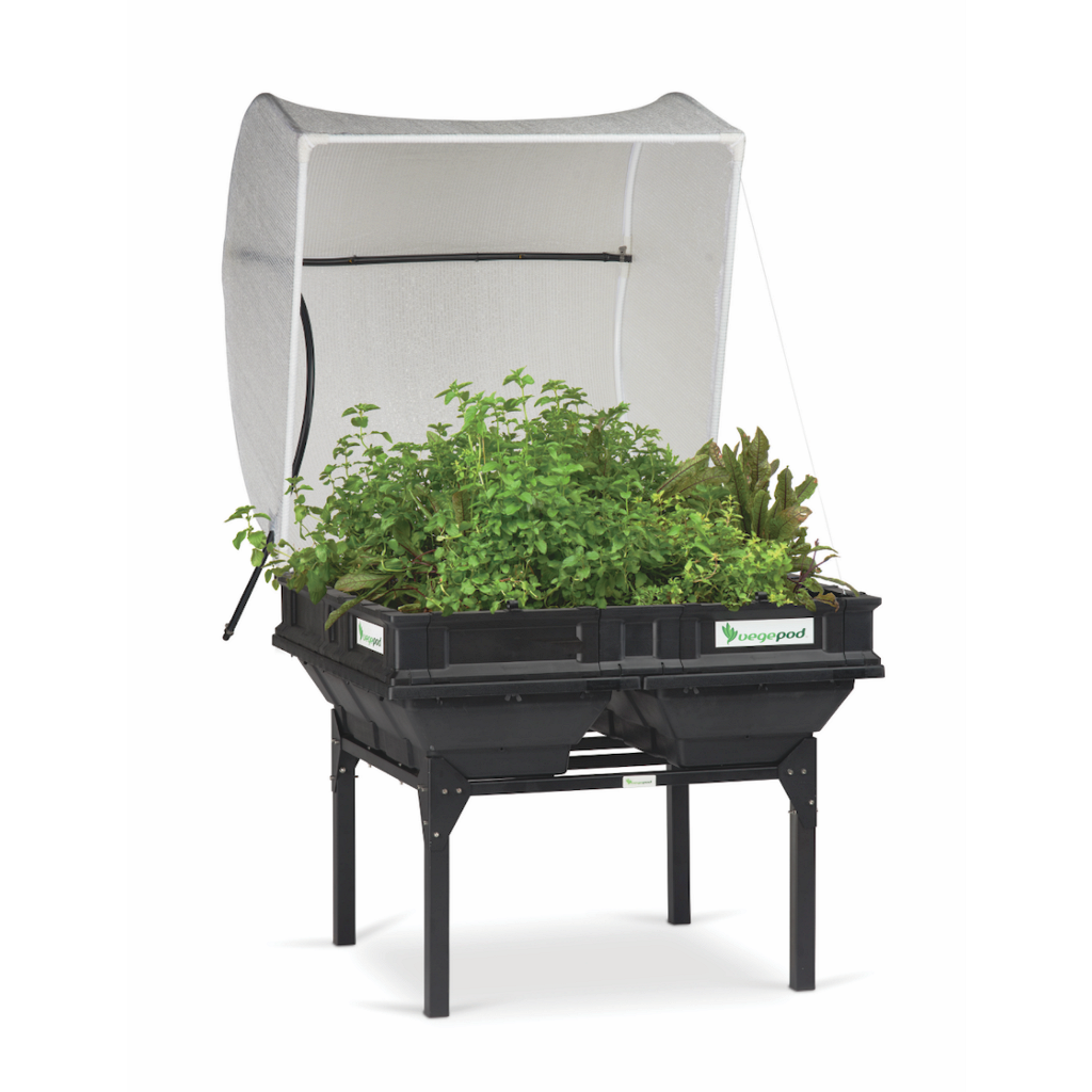 Medium Raised Garden Bed with Garden Cover - myBageecha