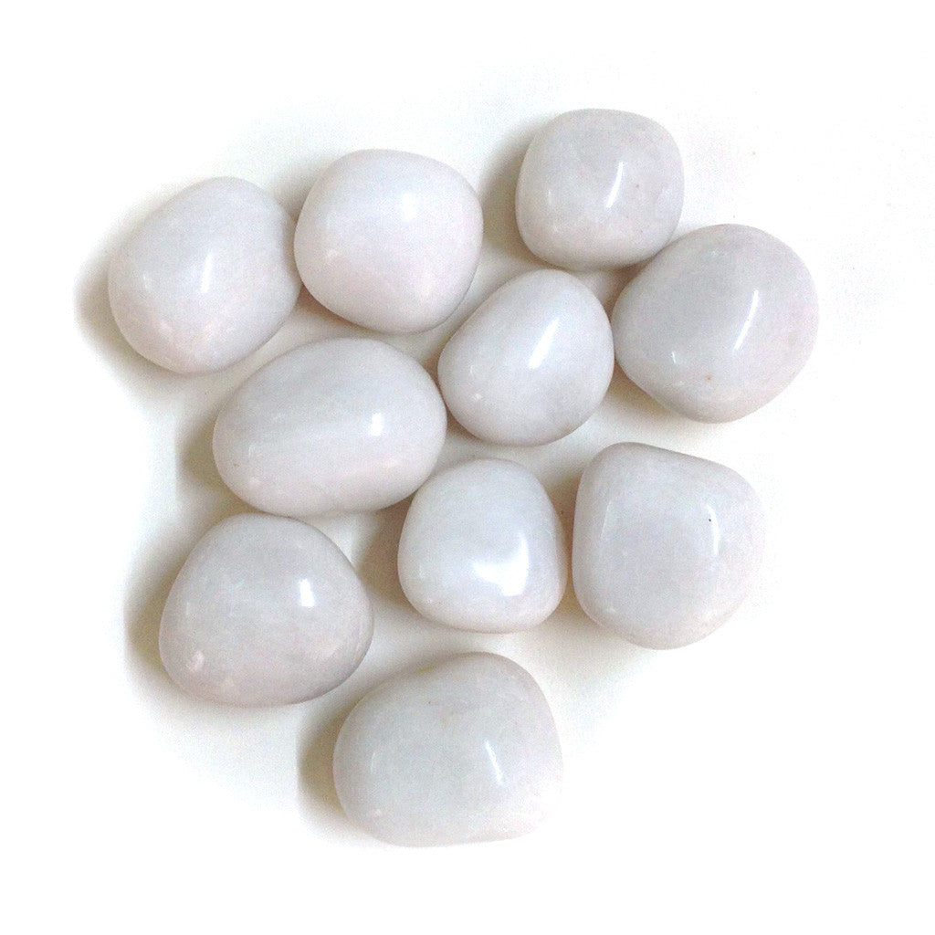 Milky White -Polished Pebble Decor - myBageecha