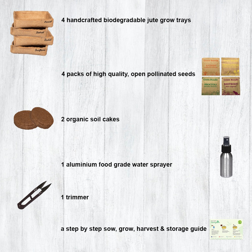 Eco Microgreen Grow Kit (Large) - myBageecha