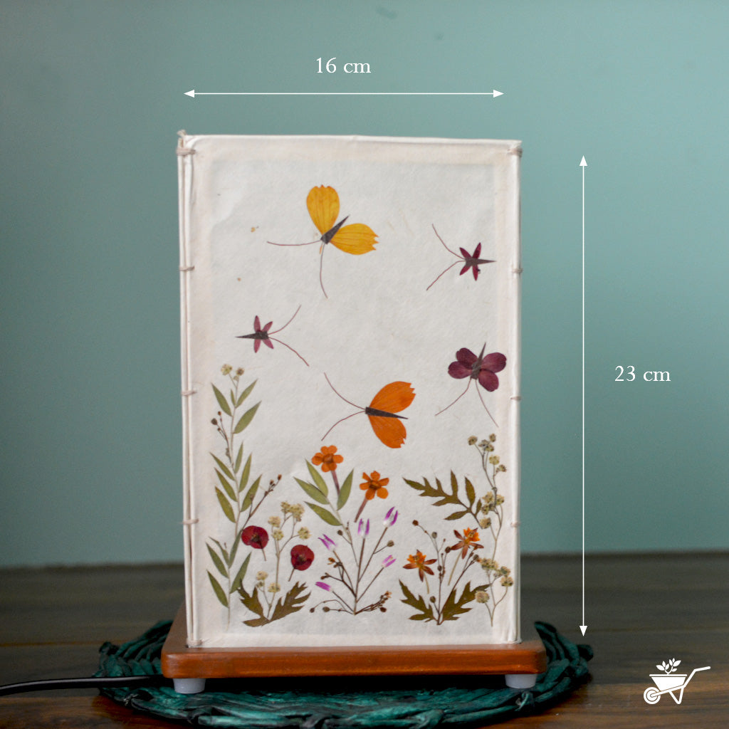 Mystic Garden Pressed Flower Lampshade - myBageecha