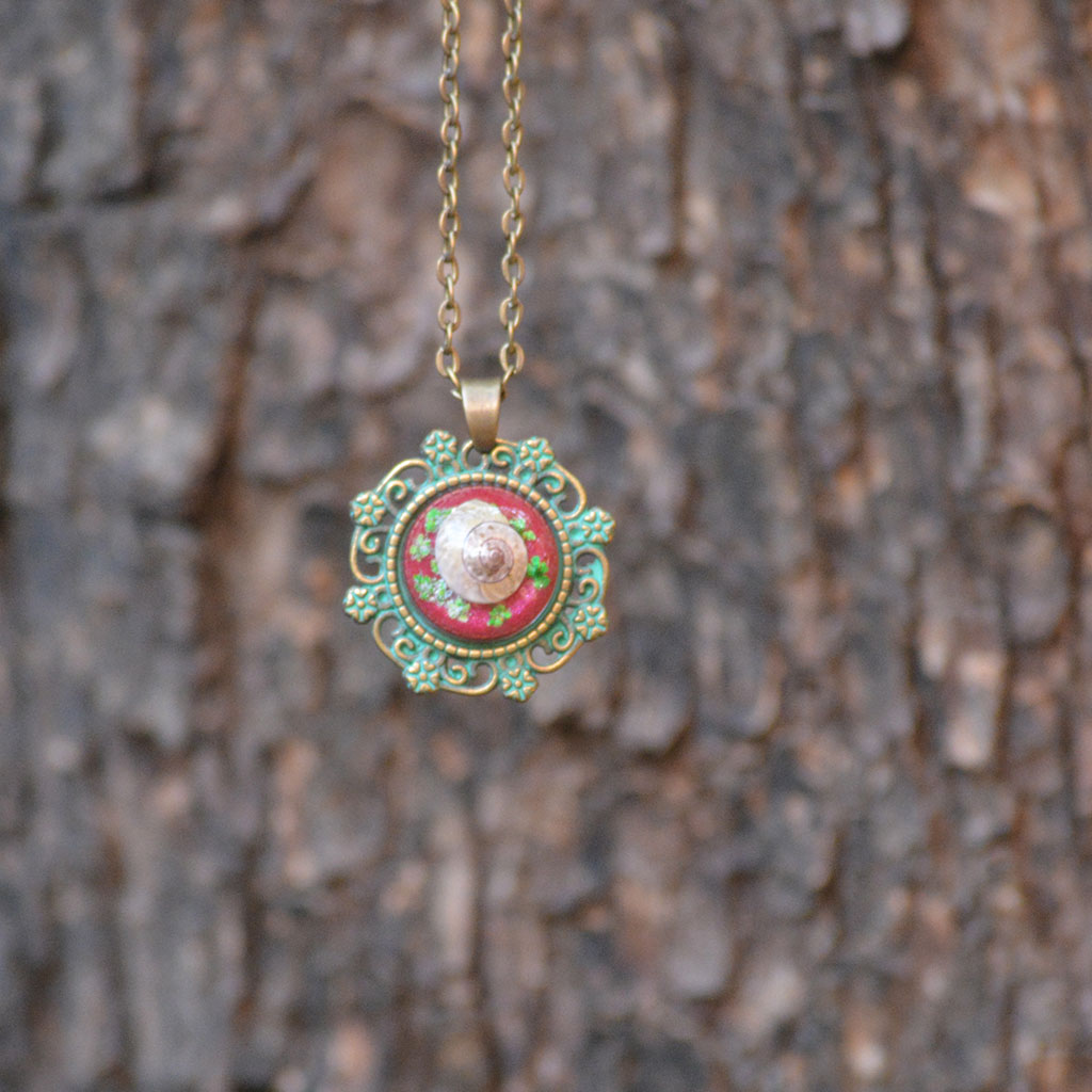 Ocean's Gift Real Dandelion Seeds Necklace - myBageecha