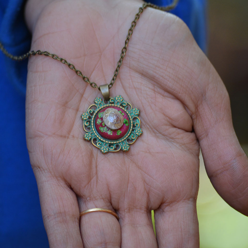 Ocean's Gift Real Dandelion Seeds Necklace - myBageecha