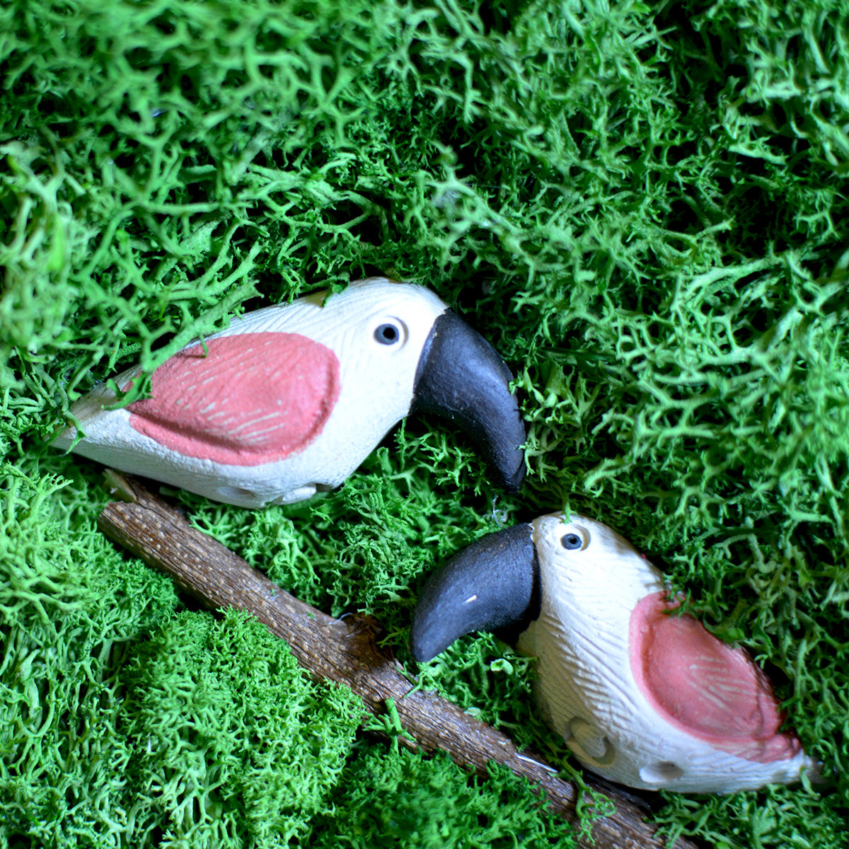 Handcrafted natural moss – close-up