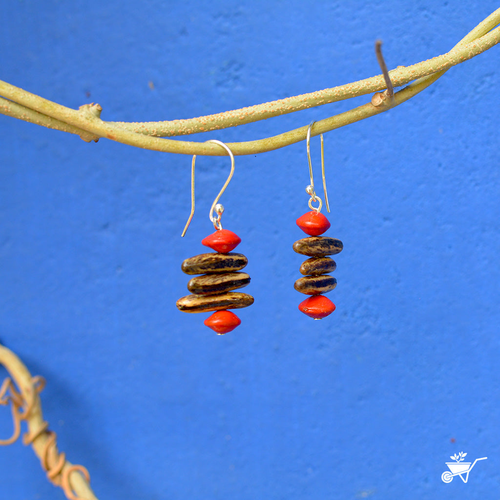 Prolix Denolix Dried Seed Earrings - myBageecha