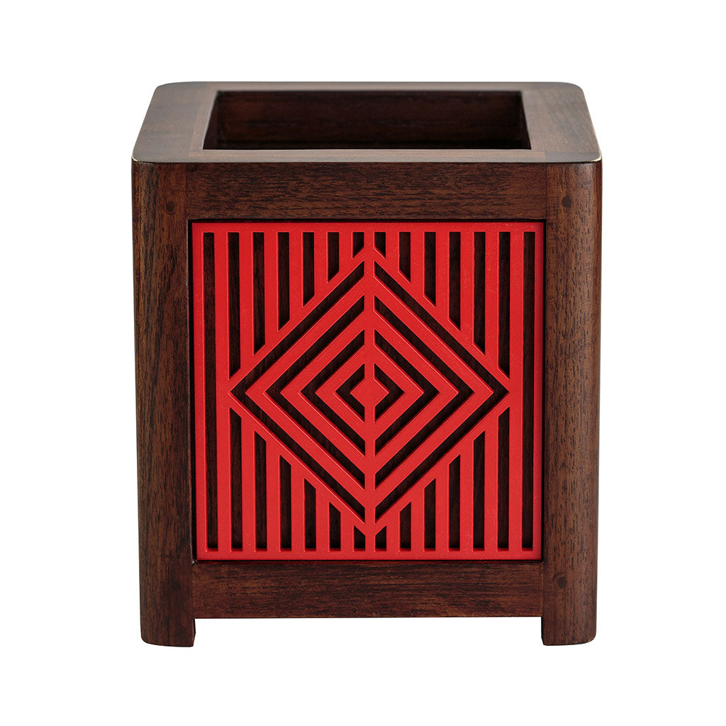 QUBO Liner Handmade Wooden Indoor Planter Pot - myBageecha