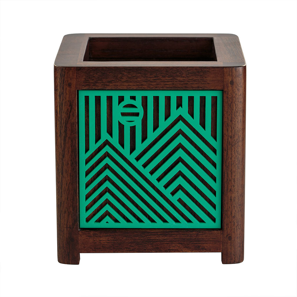 QUBO Story Handmade Wooden Indoor Planter Pot - myBageecha