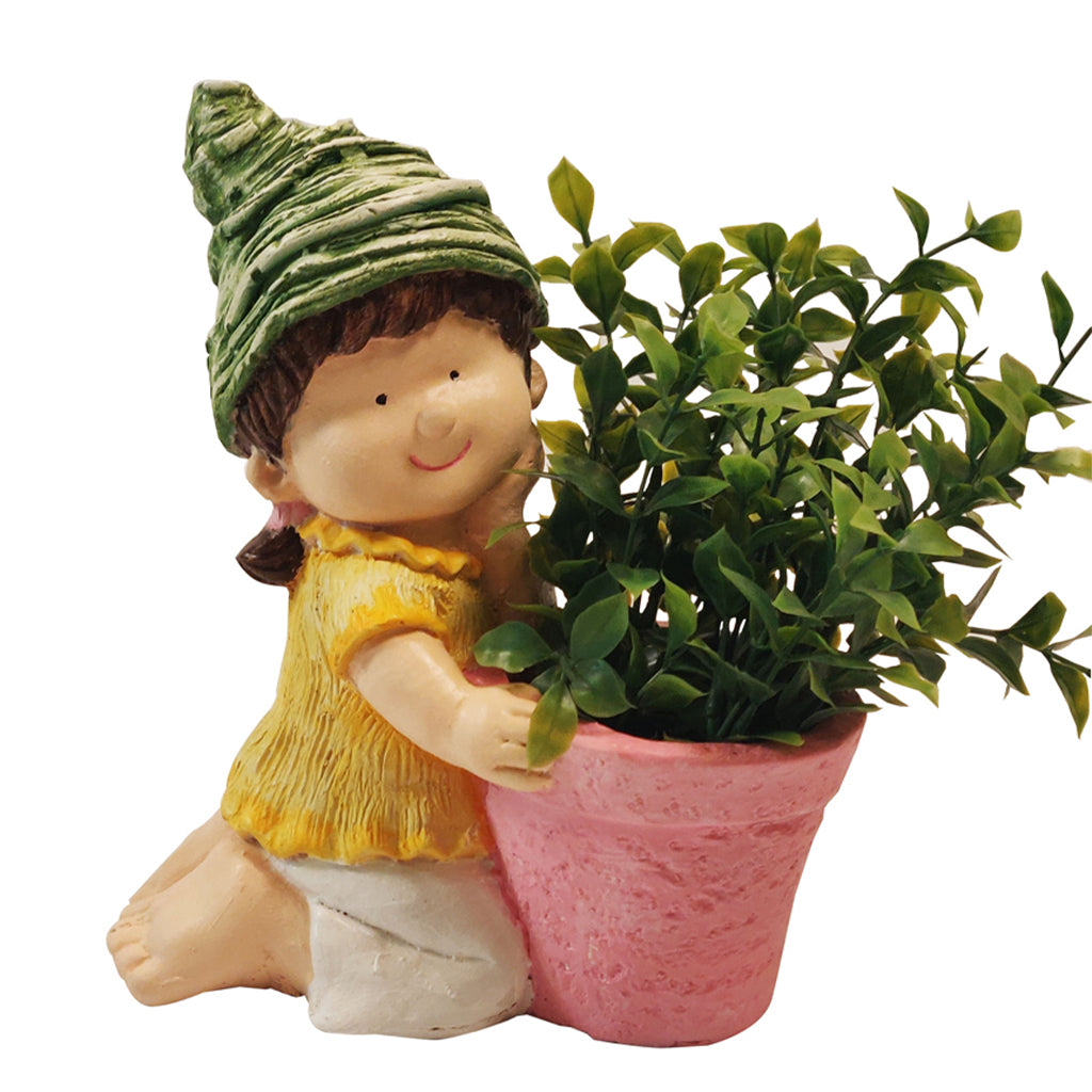 (Set of 2) Boy-Girl Shape Pots, Planter - myBageecha