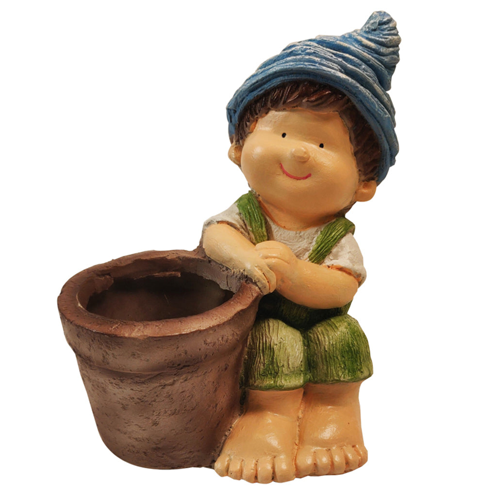 (Set of 2) Boy-Girl Shape Pots, Planter - myBageecha