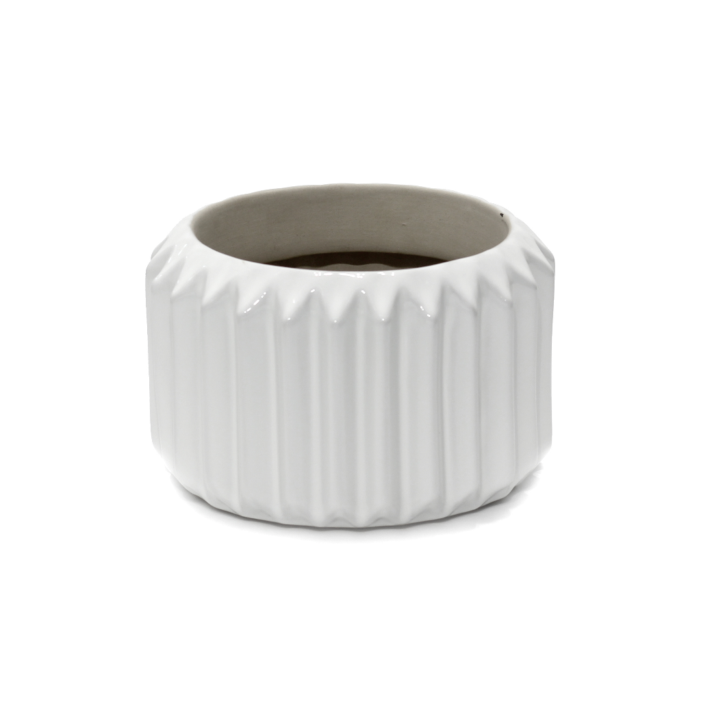 Melian Ceramic Planter – Snow White – myBageecha