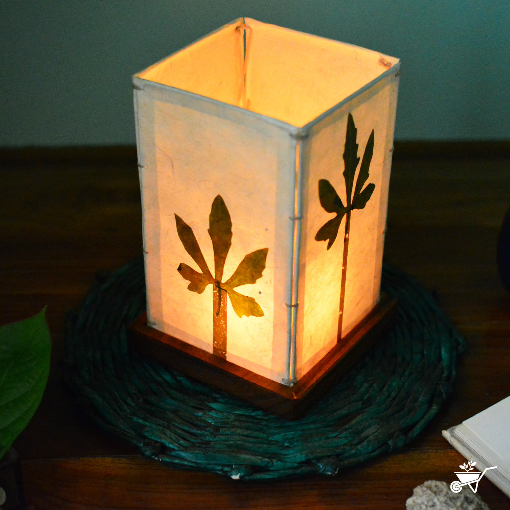 Seeking Solitude Pressed Flower Candleshade - myBageecha