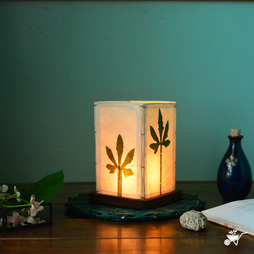 Seeking Solitude Pressed Flower Candleshade - myBageecha