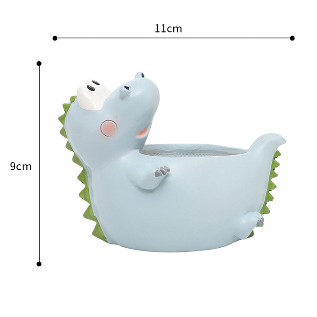 Sleeping Dinosaur Resin Succulent Pot - myBageecha
