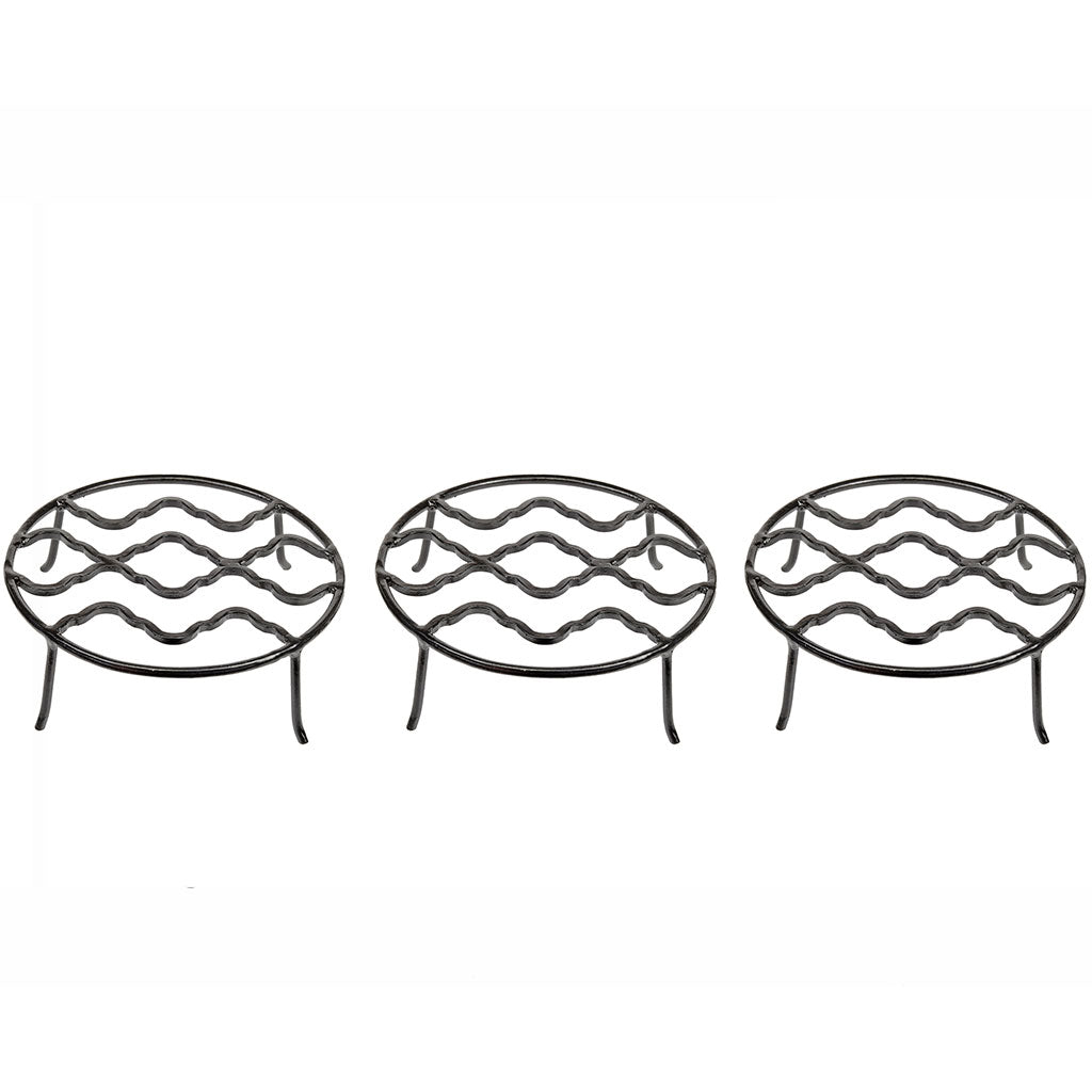 Set of 3 Wrought Small Planter Stand - myBageecha