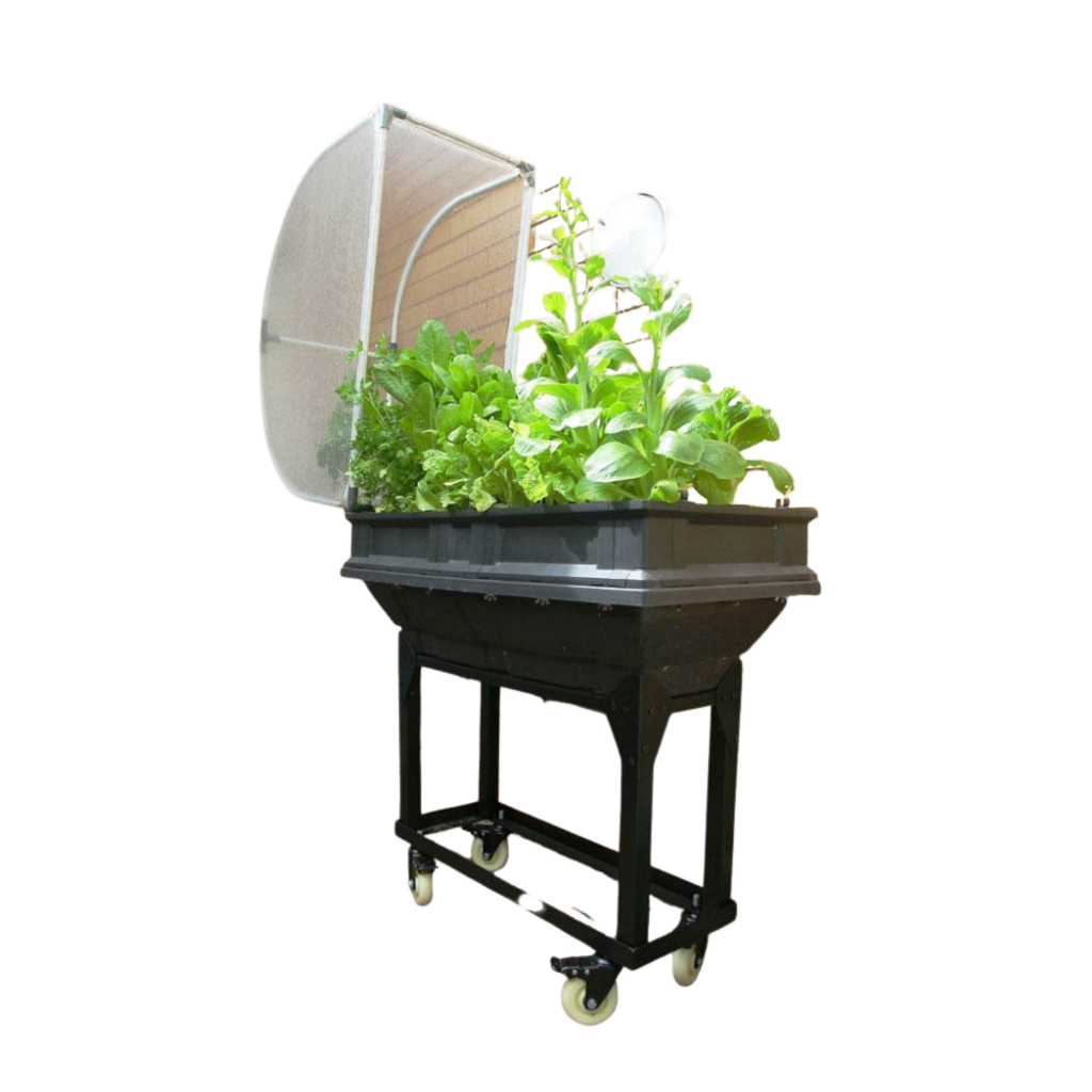 Small Raised Garden Bed with Garden Cover - myBageecha