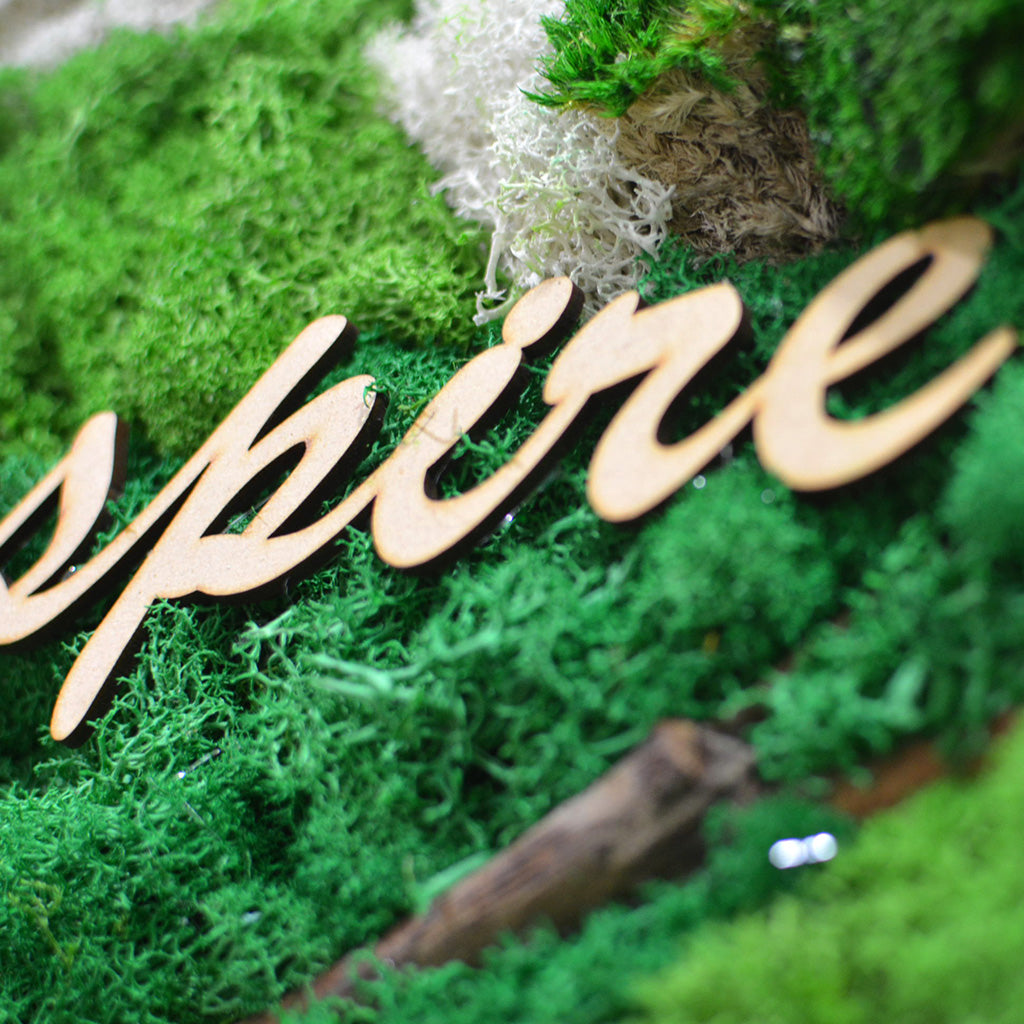 Spirited Tale moss art handcrafted with nature by myBageecha