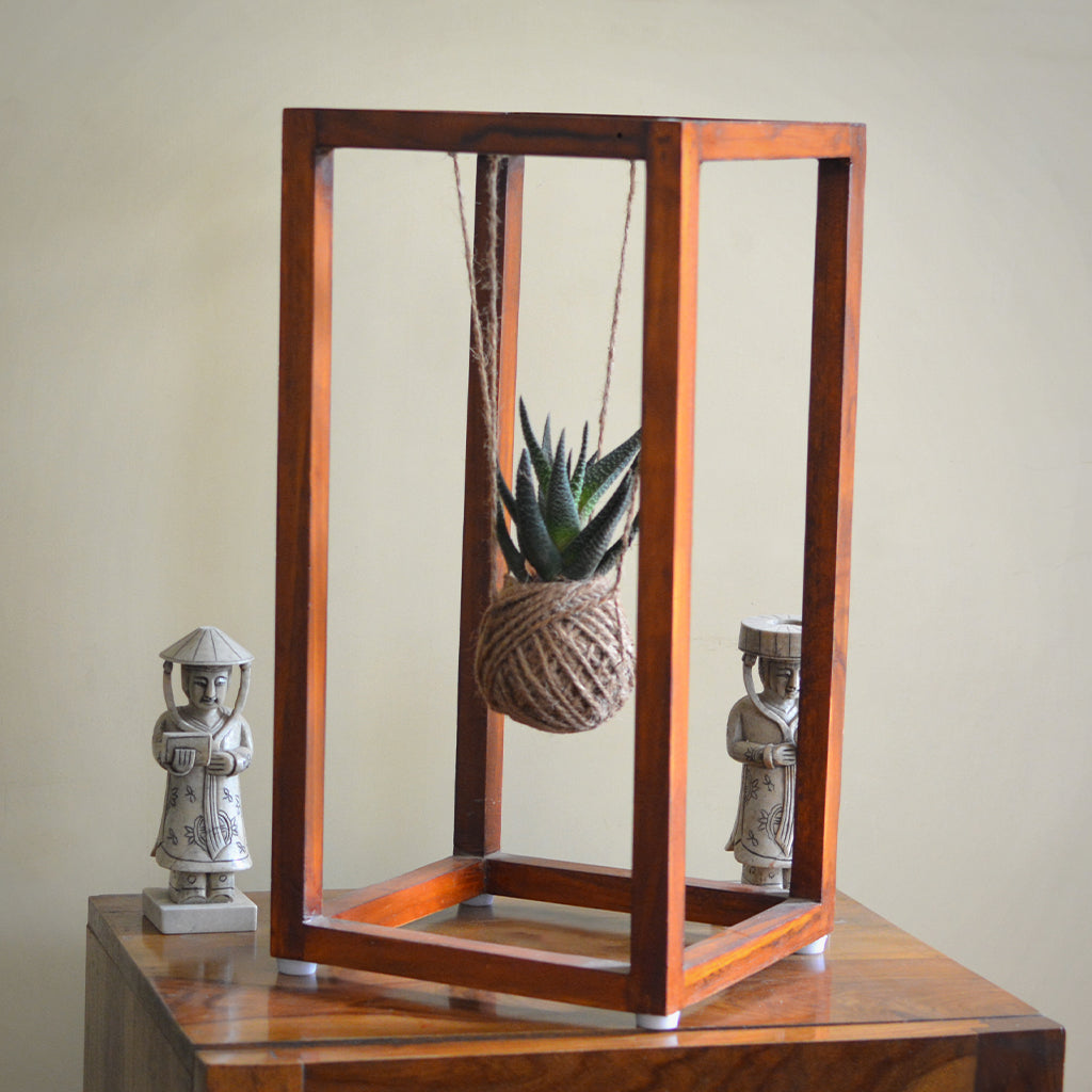 Kokedama Accessories - Cuboid Stand - myBageecha