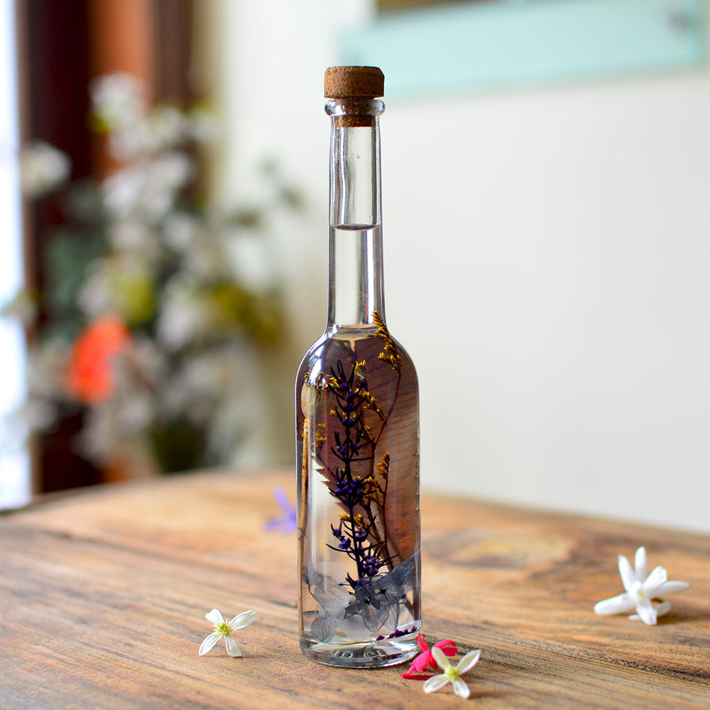 Close-up of Sunkissed Souvenir Preserved Flower Tabletop by myBageecha – warm golden preserved blooms.