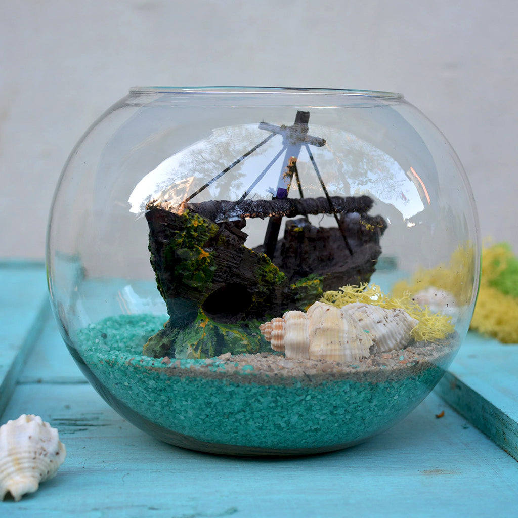 The Swamped Shipwreck Fairy Garden Kit - myBageecha