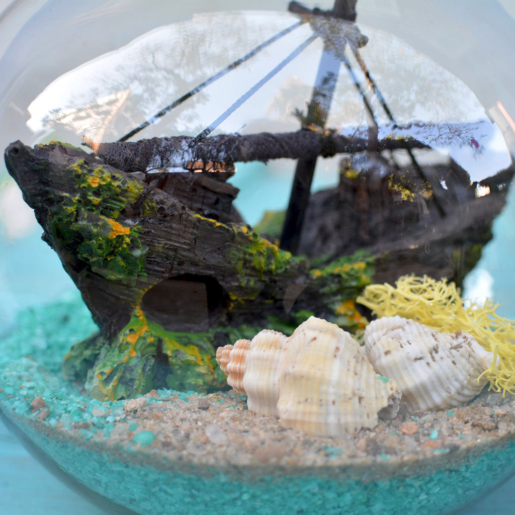 The Swamped Shipwreck Fairy Garden Kit - myBageecha