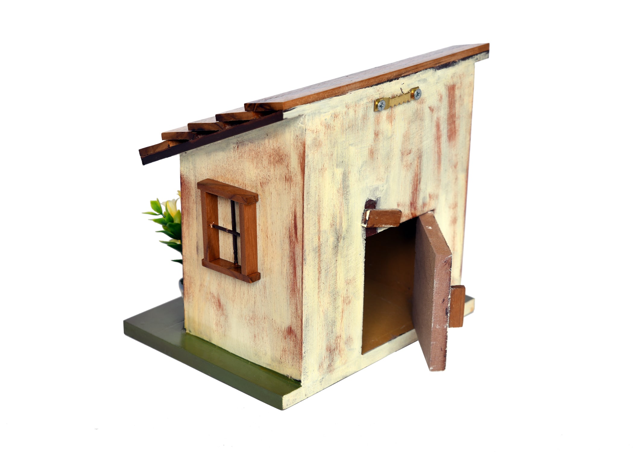 Cute House Wooden Bird Nest - myBageecha