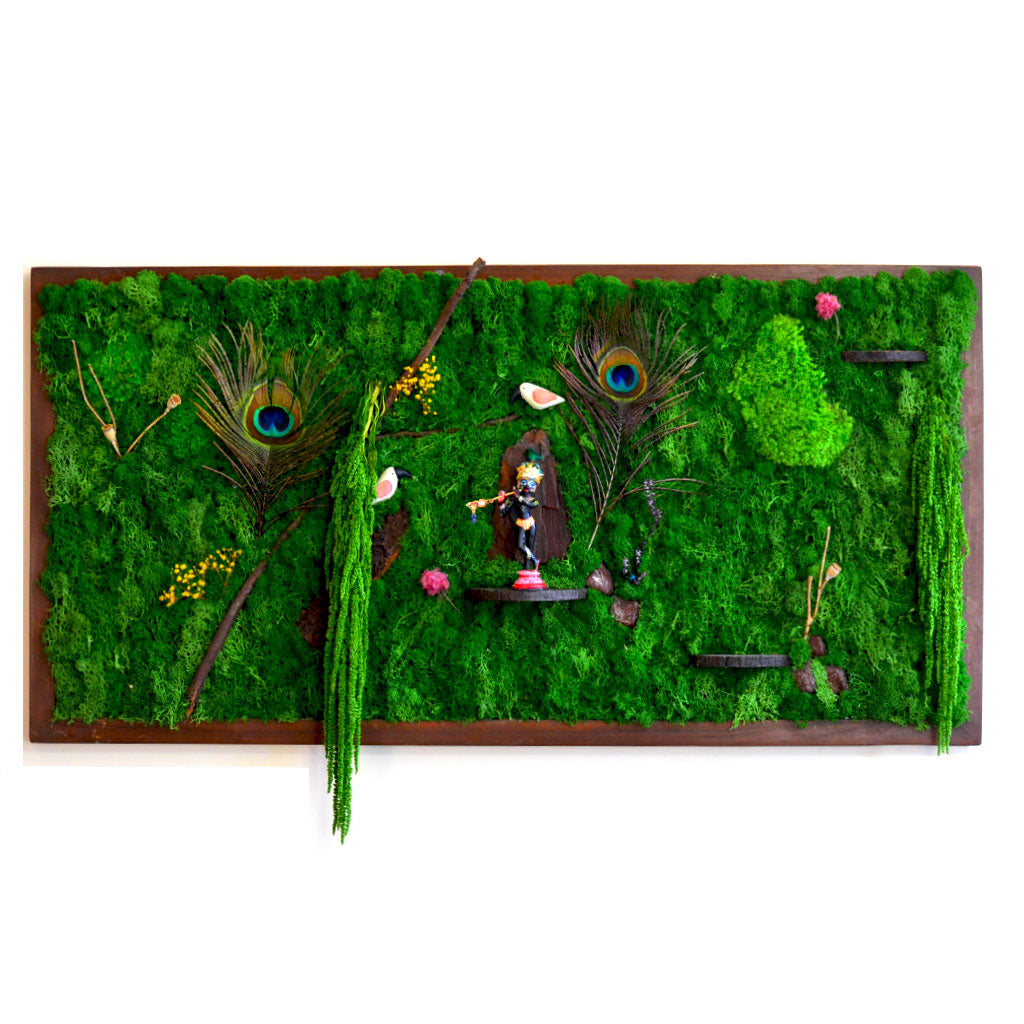 Govardhan Parvat moss frame handcrafted with nature by myBageecha