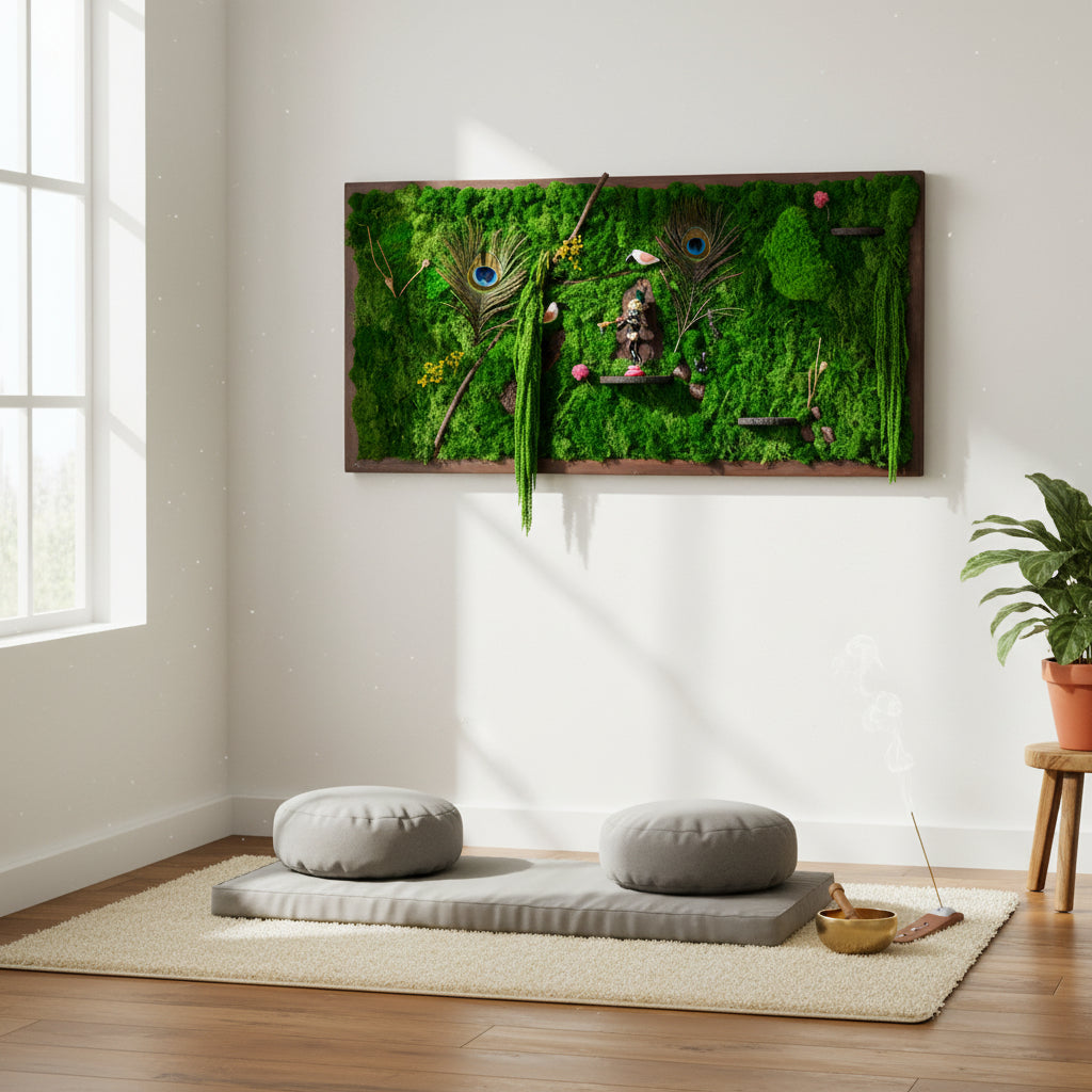 Govardhan Parvat moss frame handcrafted with nature by myBageecha