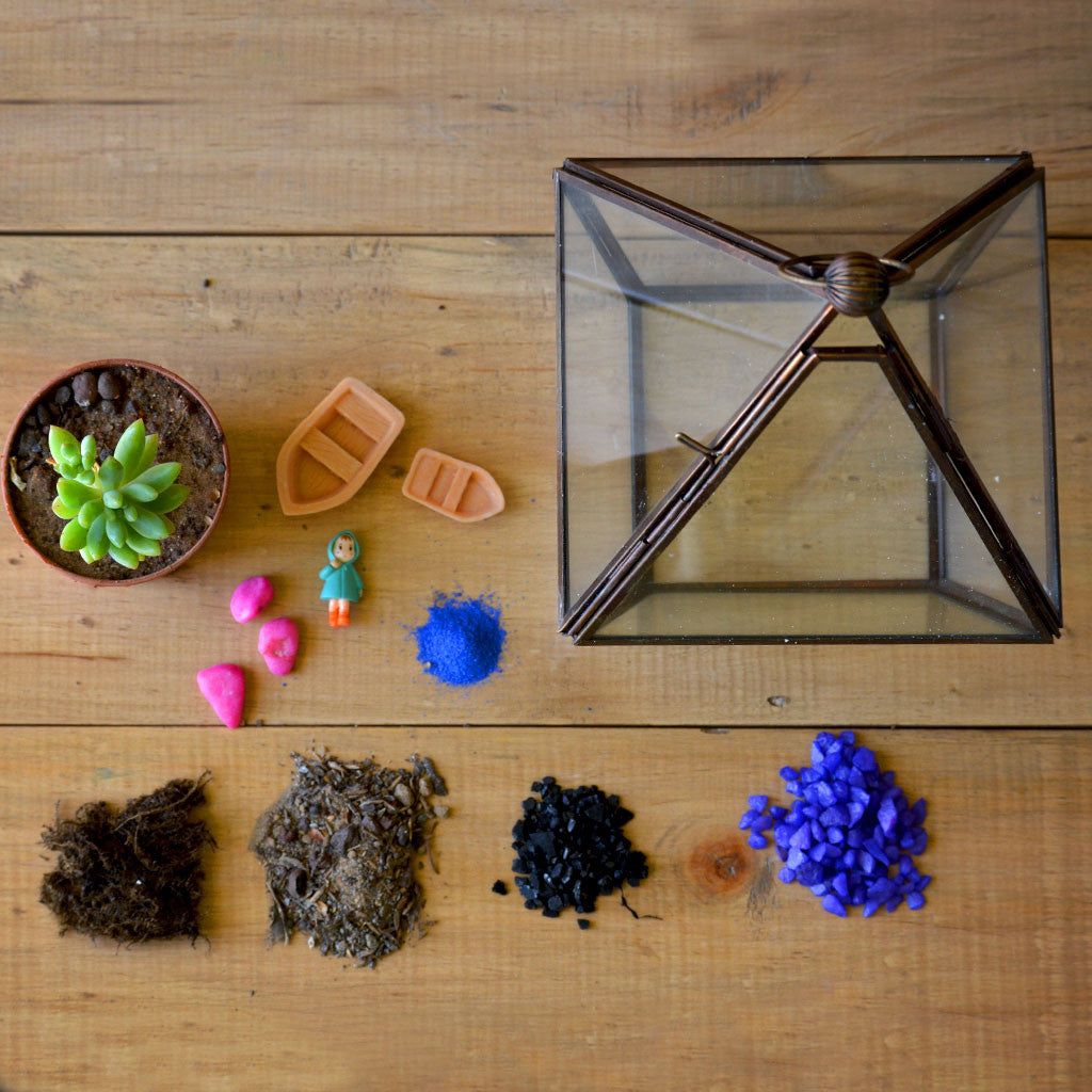 The Jamaican Farewell Terrarium Kit Decor myBageecha - myBageecha