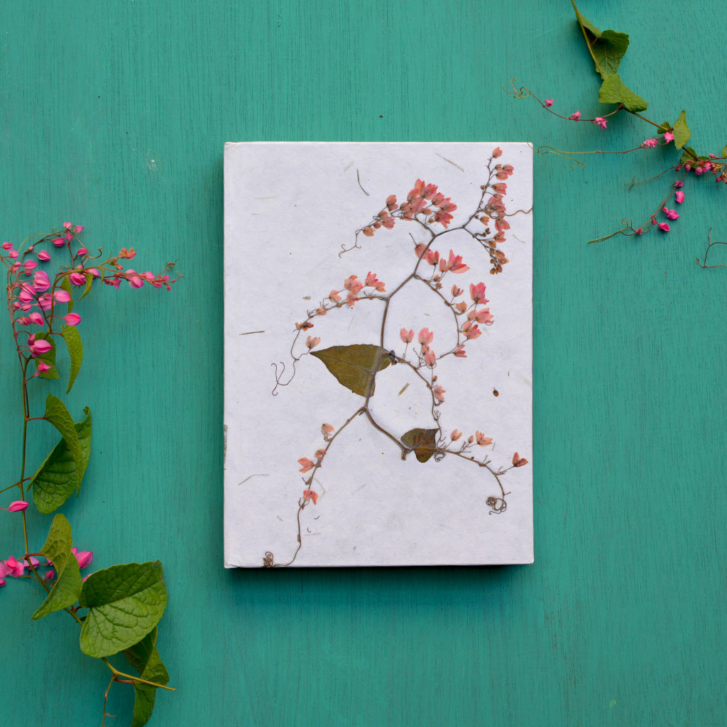 Twirling Honolulu Pressed Flower Diary - myBageecha