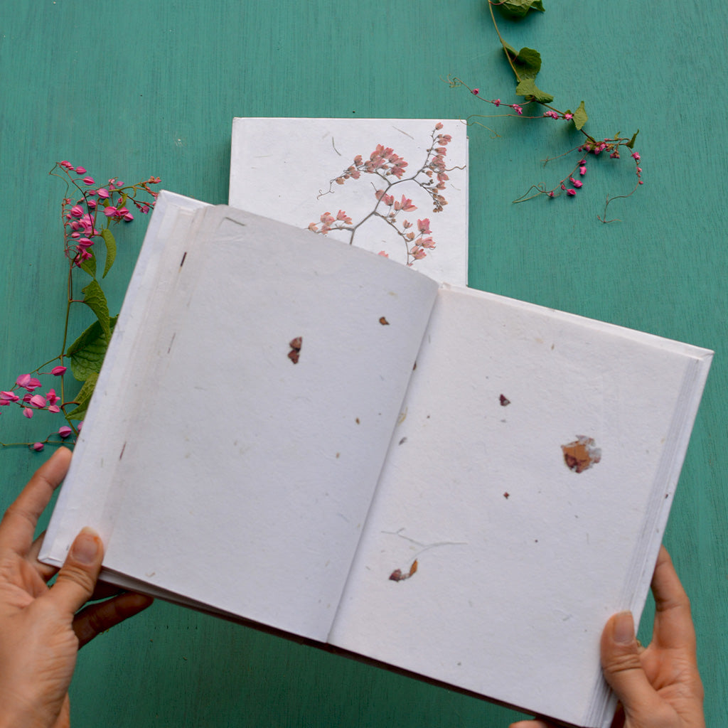 Twirling Honolulu Pressed Flower Diary - myBageecha