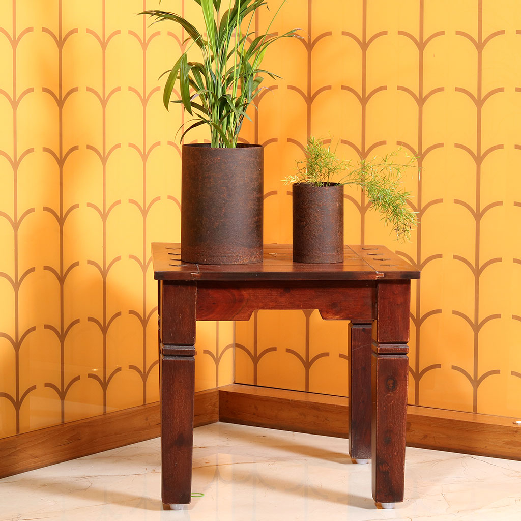 Vintage Rustic Metal Pot - myBageecha