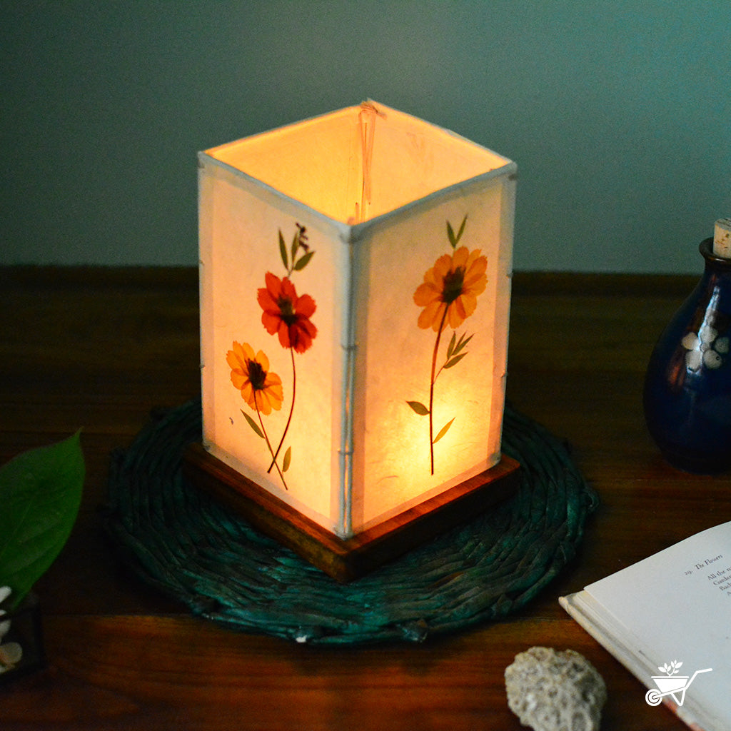 Vivacious Hue Pressed Flower Candleshade - myBageecha