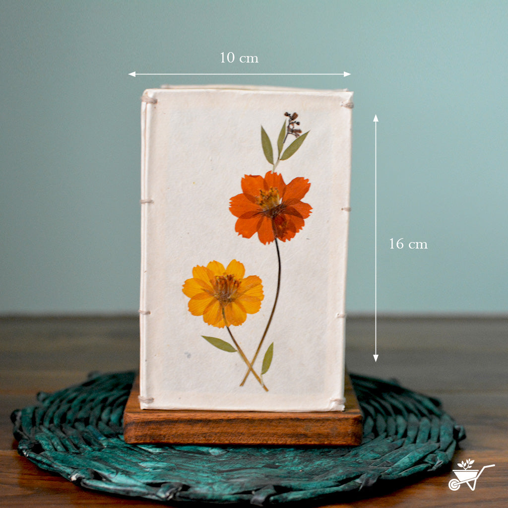 Vivacious Hue Pressed Flower Candleshade - myBageecha