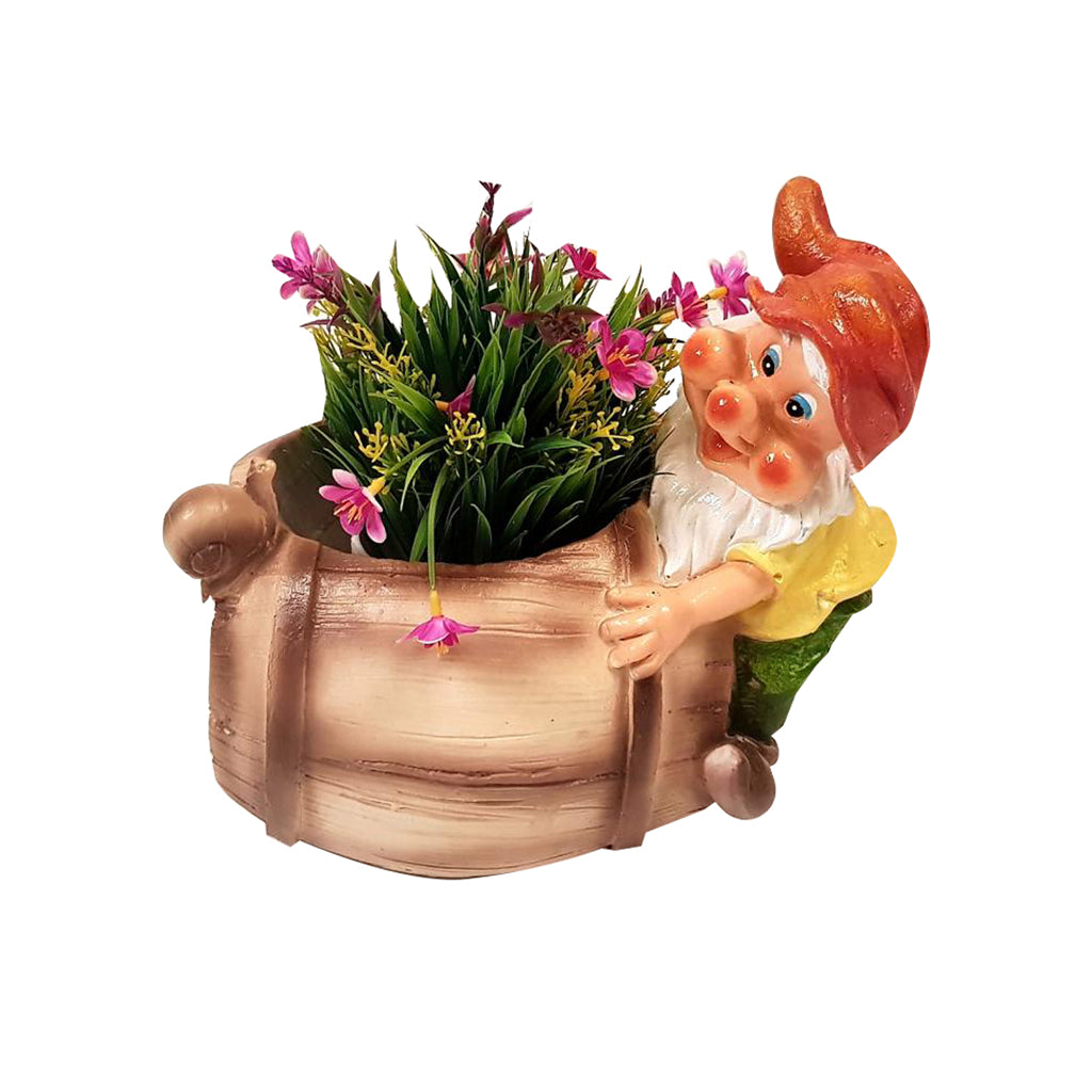 Gnome/Dwarf Planter with Mini Snail Planter - myBageecha