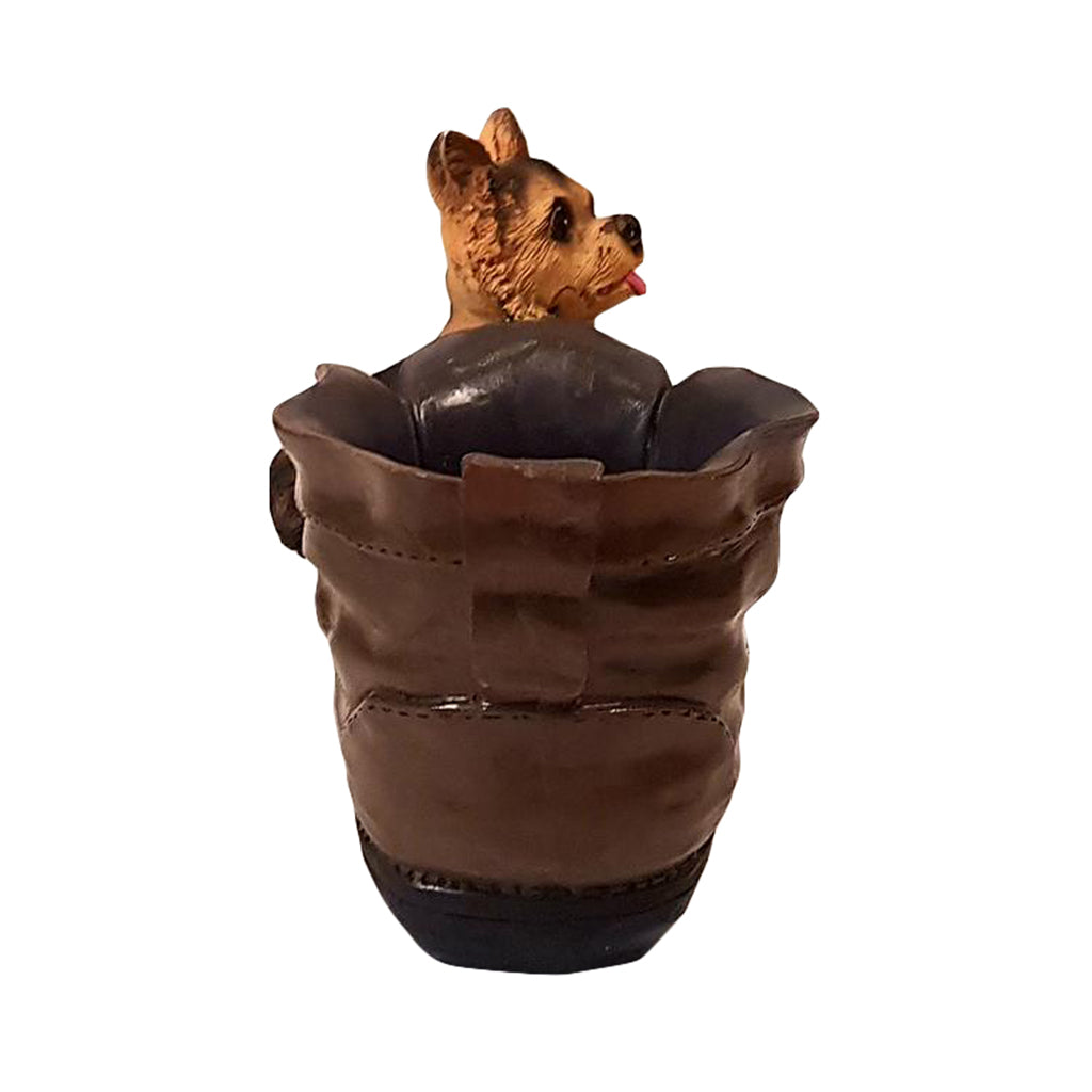 Cute Pup with Planter in Shoe Design Planter - myBageecha