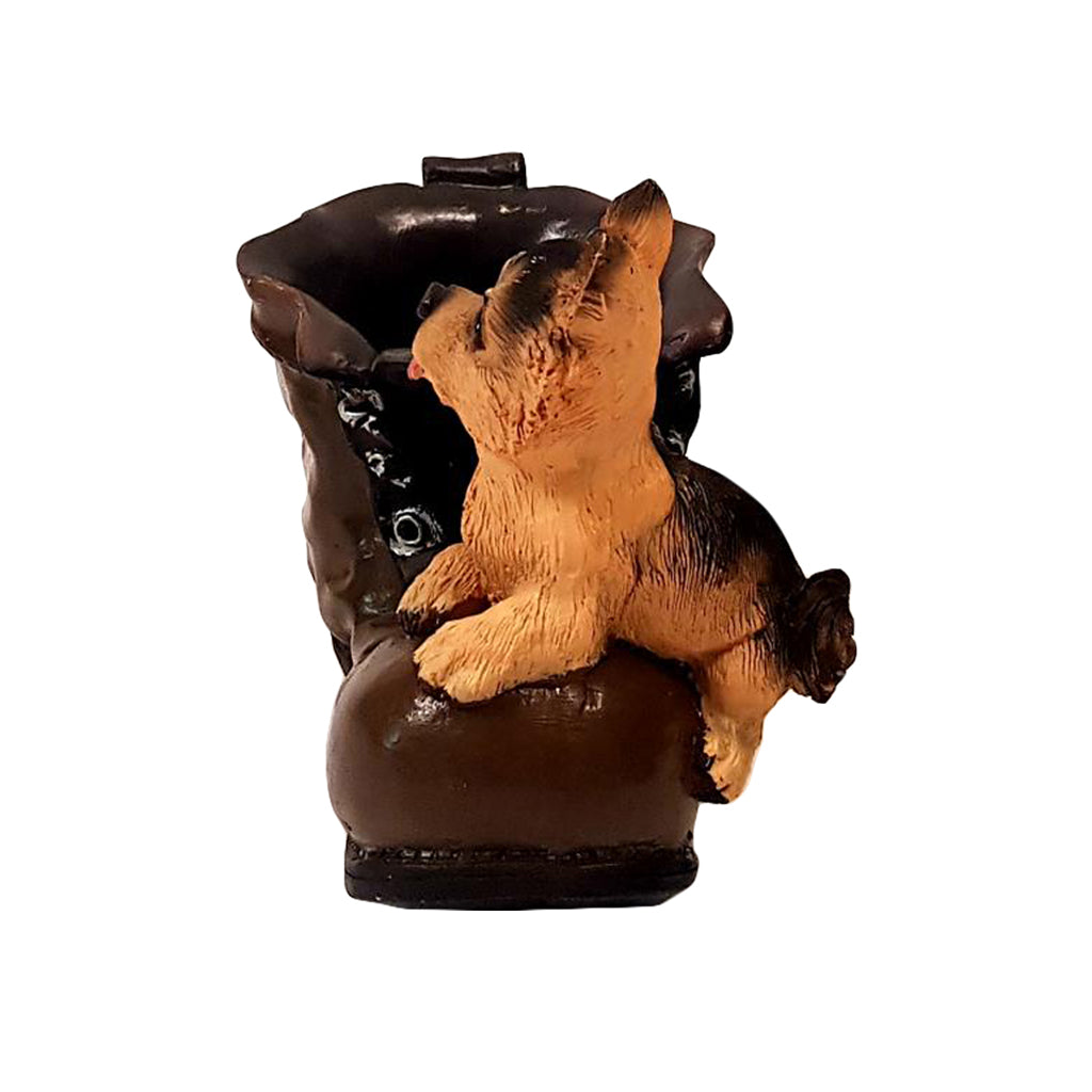 Cute Pup with Planter in Shoe Design Planter - myBageecha