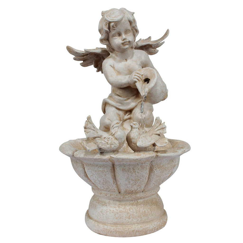 Wonderland Angel Fountain With Motor And Circulating Water, Waterfall, Water Fall, Fountains, Statue, Angels, Luck, Gift - myBageecha