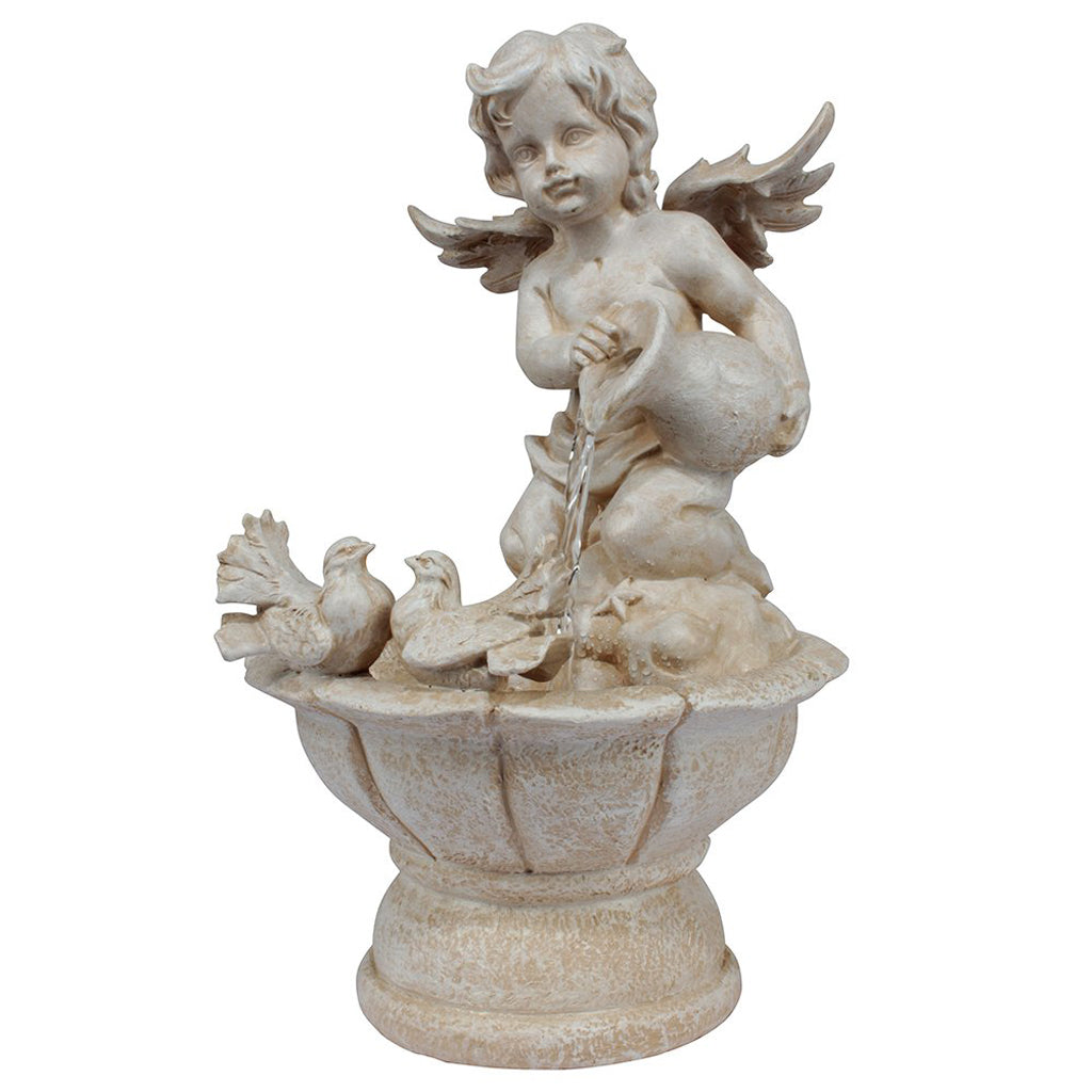 Wonderland Angel Fountain With Motor And Circulating Water, Waterfall, Water Fall, Fountains, Statue, Angels, Luck, Gift - myBageecha