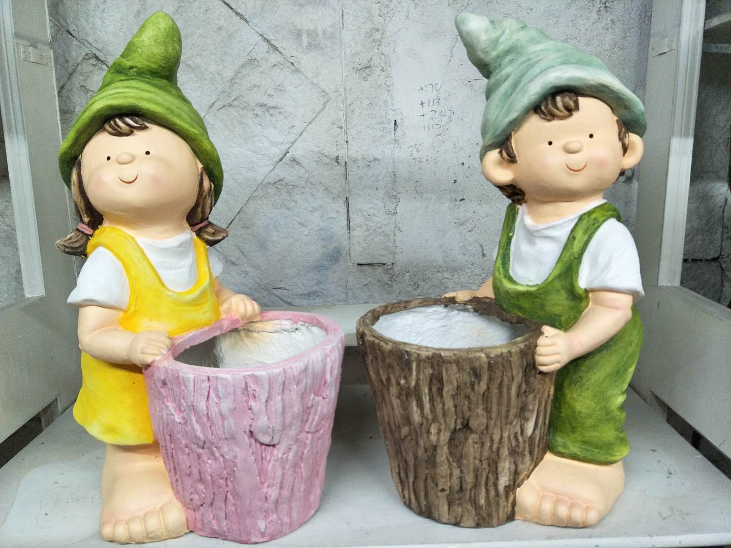 Tall Boy & Girl with Pot - myBageecha