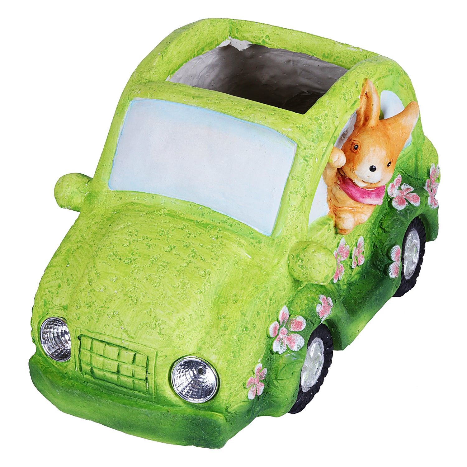 Green Car with bunny Pot - myBageecha
