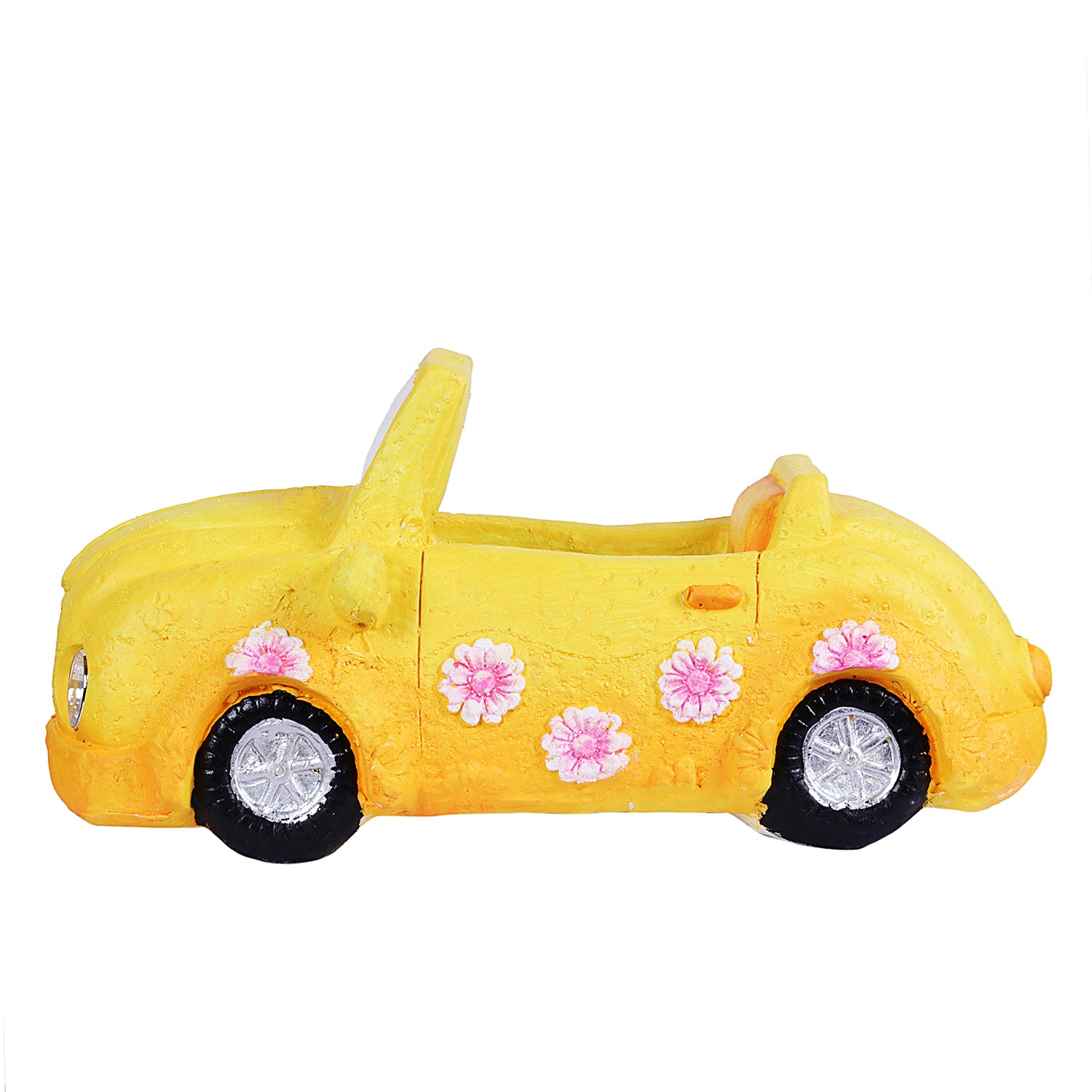 Yellow Car planter - myBageecha