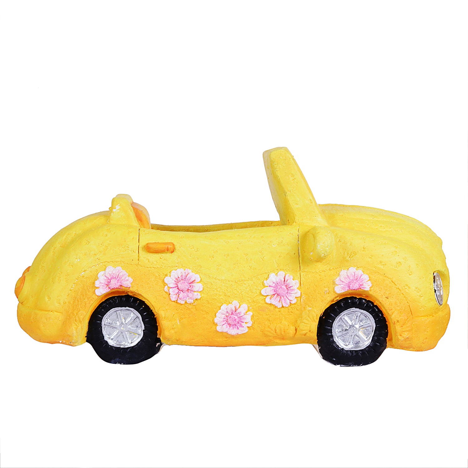 Yellow Car planter - myBageecha