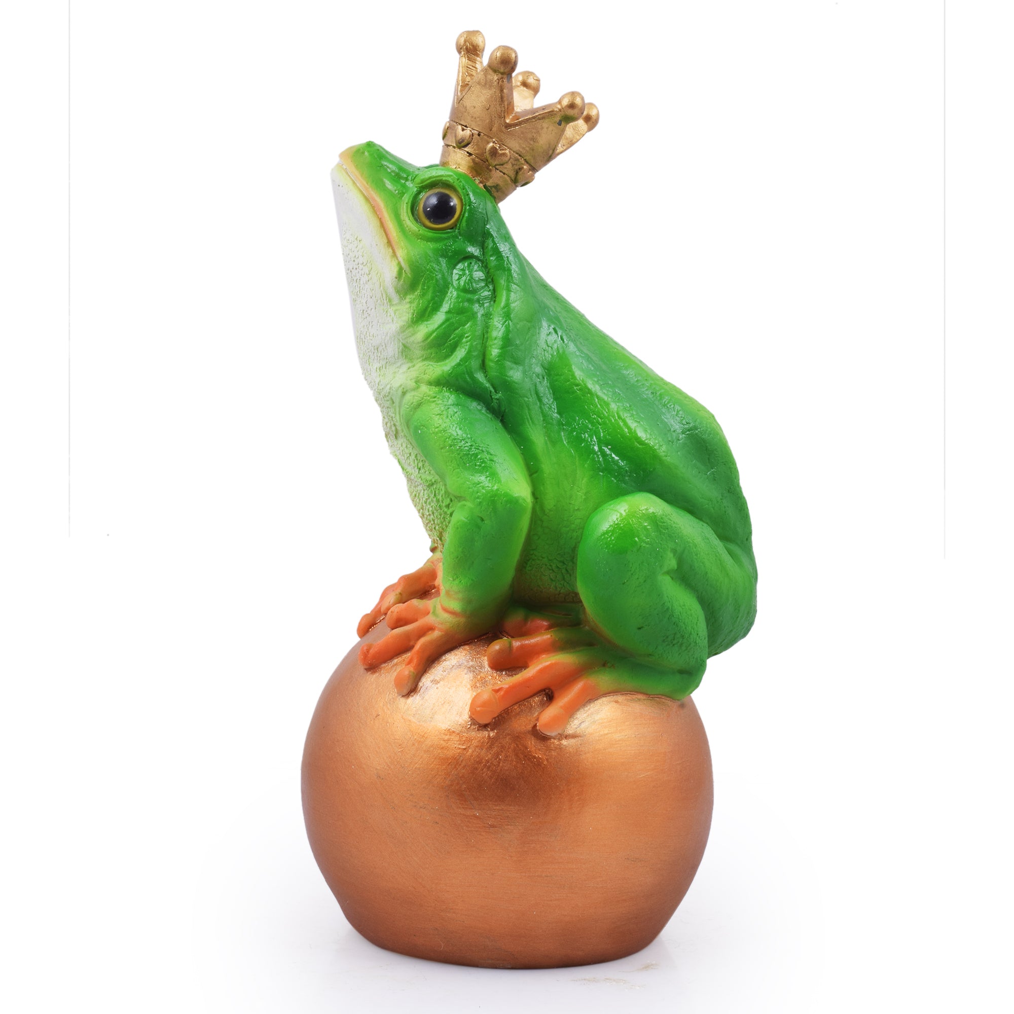 King frog on golden ball - myBageecha