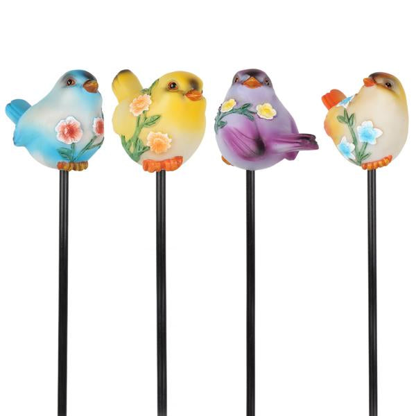 Set Of 4 Beautiful Resin Bird sticks - myBageecha