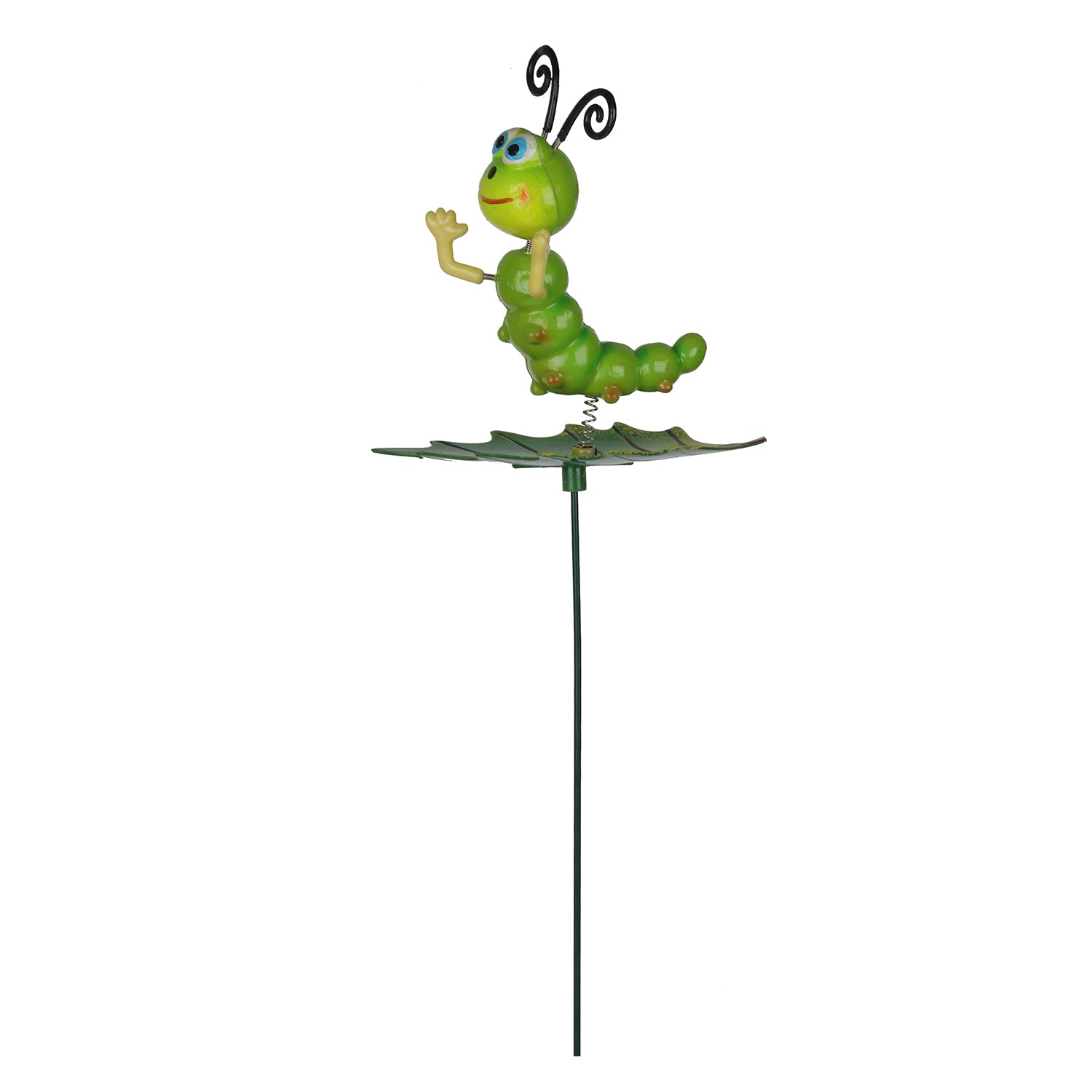 caterpillar Garden Stake on leaf (SET of 2) - myBageecha