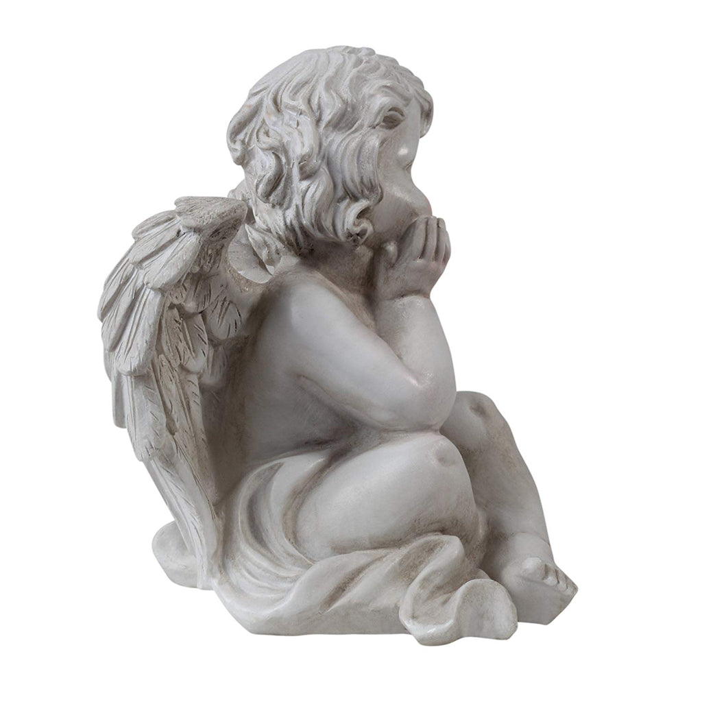 Wonderland 9 Inch Height Angel / Cherub Statue ( Home & Garden Use Decor Table Garden Gift Gifting) - myBageecha