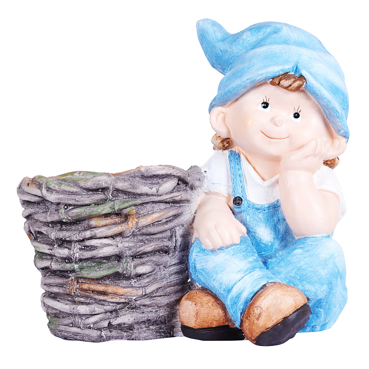 Boy sitting with Pot Planter - myBageecha