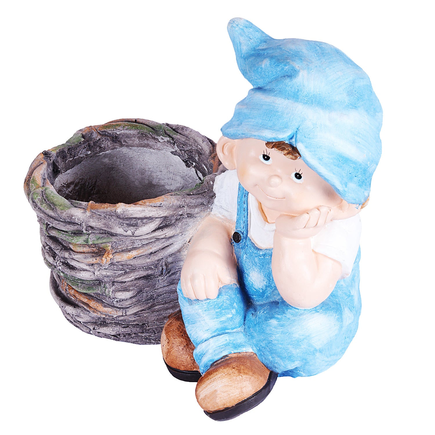 Boy sitting with Pot Planter - myBageecha