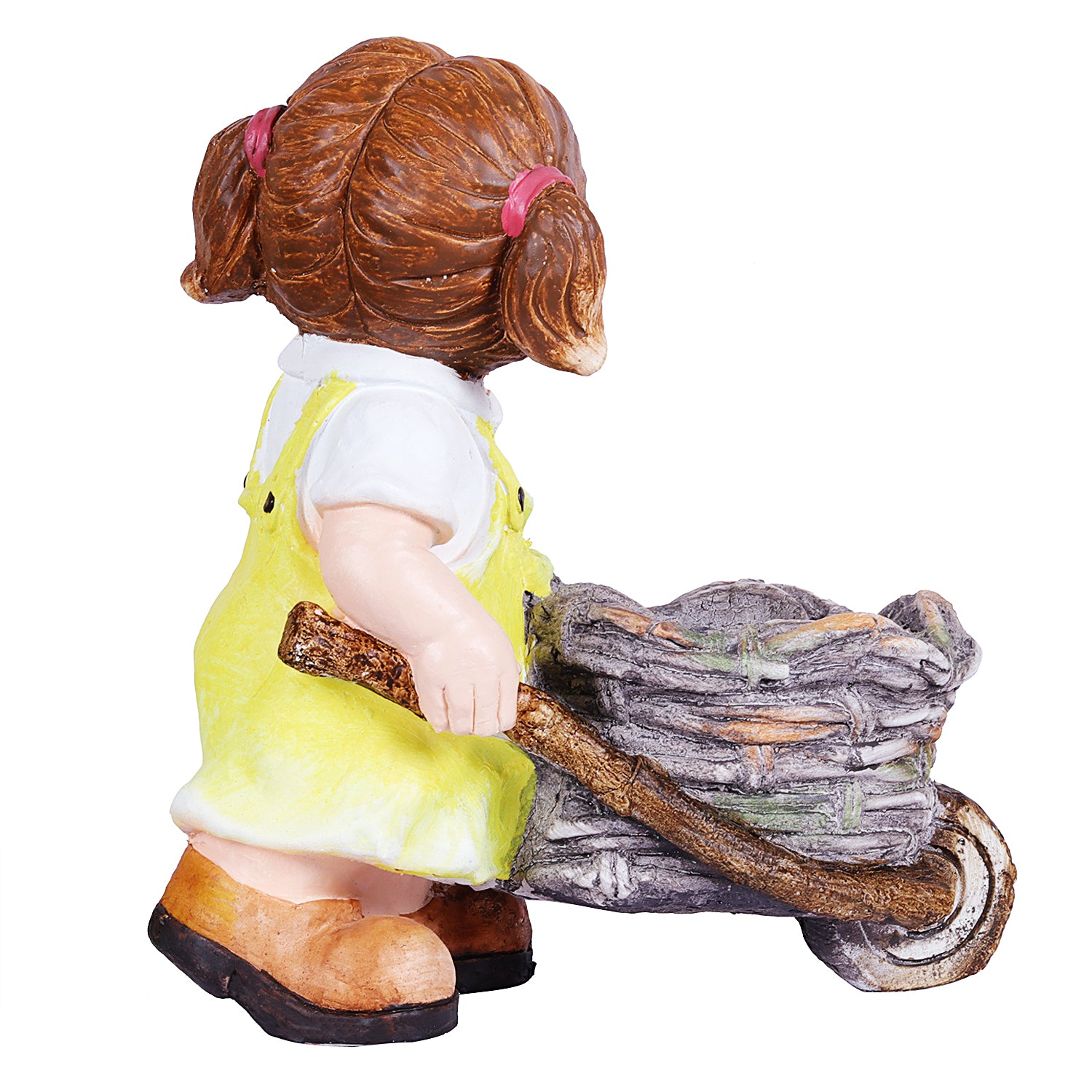 Girl pushing Trolley with Pot - myBageecha