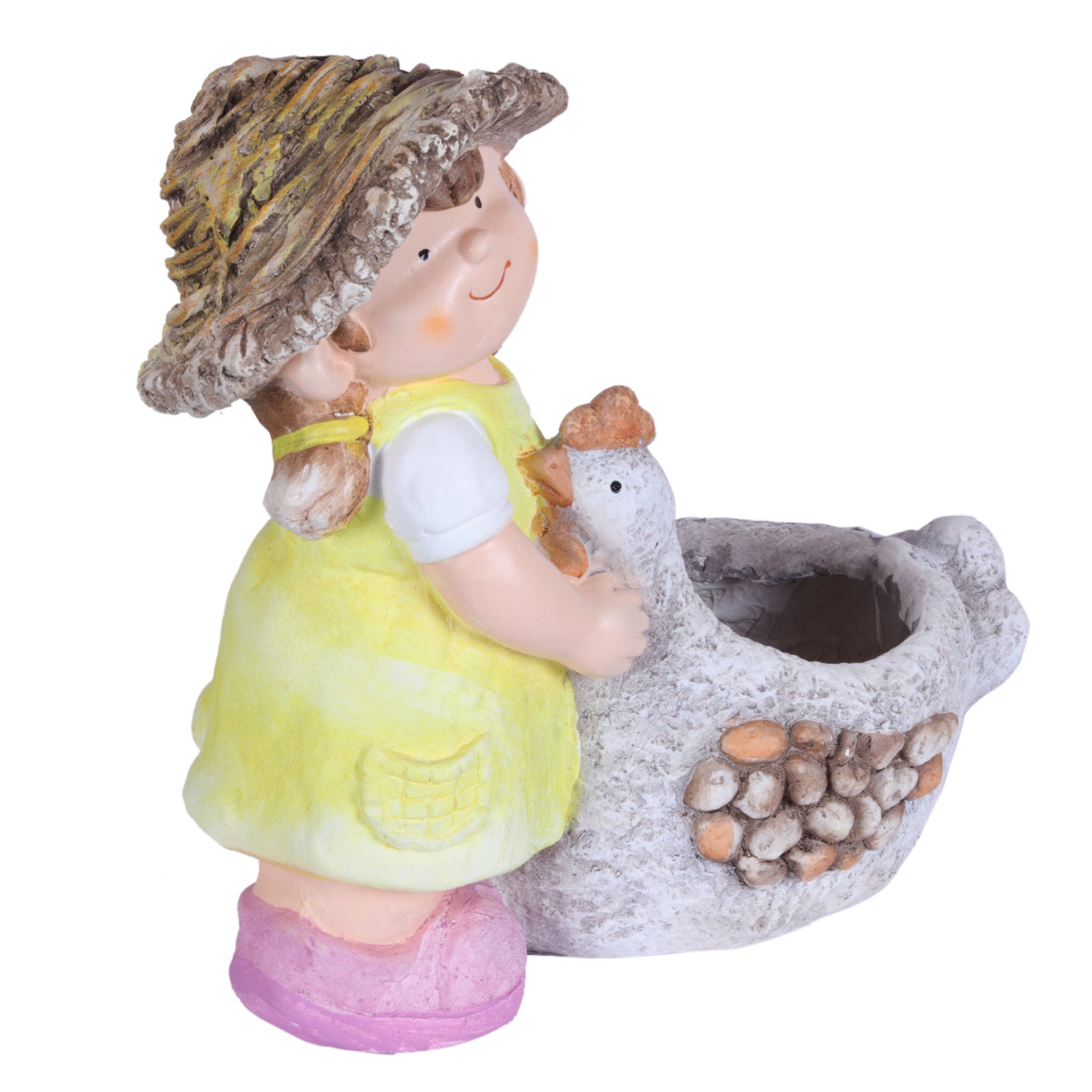 Girl with Duck Planter - myBageecha