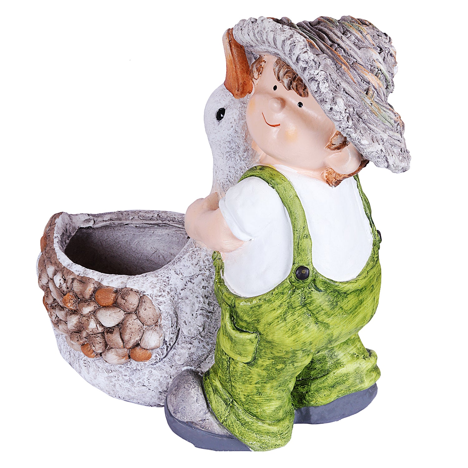 Boy with Duck Planter - myBageecha
